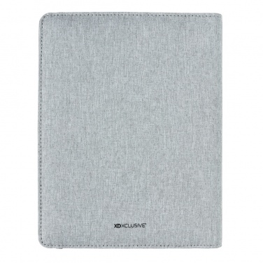 Logotrade promotional item picture of: Air 5W wireless charging notebook with 5000mAh powerbank