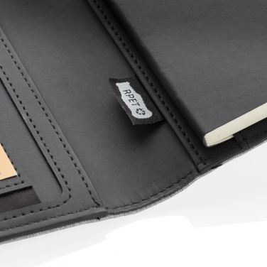 Logotrade promotional item picture of: Air 5W wireless charging notebook with 5000mAh powerbank