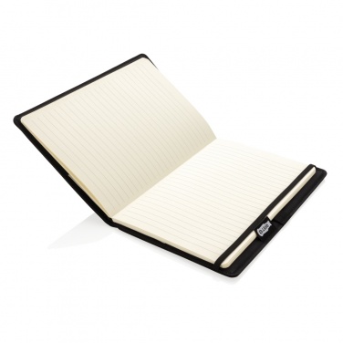 Logo trade business gifts image of: Air 5W wireless charging refillable journal cover A5