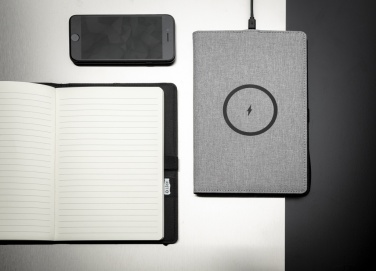 Logotrade promotional product image of: Air 5W wireless charging refillable journal cover A5