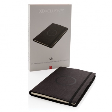 Logotrade promotional merchandise image of: Air 5W wireless charging refillable journal cover A5