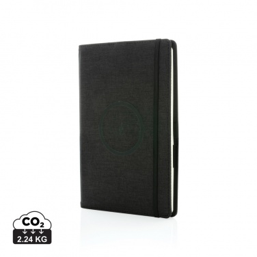 Logotrade promotional products photo of: Air 5W wireless charging refillable journal cover A5
