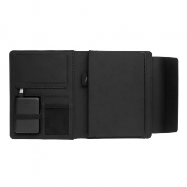 Logotrade corporate gifts photo of: Fiko wireless charging A5 portfolio with powerbank
