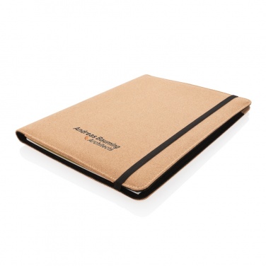 Logotrade promotional product picture of: Deluxe cork portfolio A4 with pen