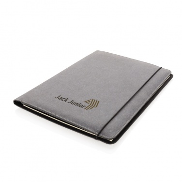 Logo trade promotional merchandise photo of: Recycled leather A4 portfolio