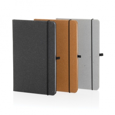 Logotrade promotional product picture of: Recycled leather hardcover notebook A5
