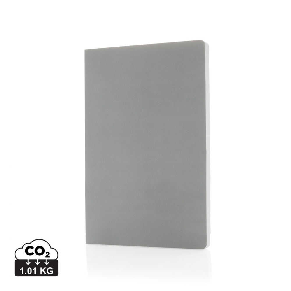 Logo trade promotional giveaway photo of: Impact softcover stone paper notebook A5