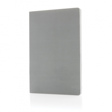 Logo trade corporate gifts image of: Impact softcover stone paper notebook A5
