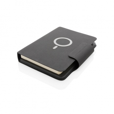 Logotrade promotional gifts photo of: Artic Magnetic 10W wireless charging A5 notebook