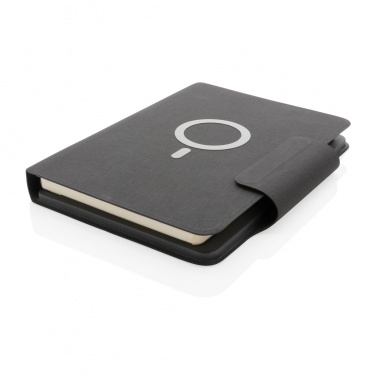 Logotrade corporate gift picture of: Artic Magnetic 10W wireless charging A5 notebook