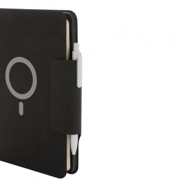 Logotrade corporate gift image of: Artic Magnetic 10W wireless charging A5 notebook
