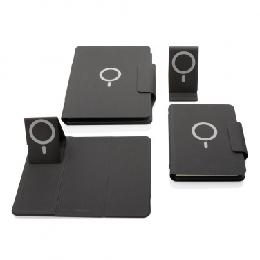 Logo trade promotional products picture of: Artic Magnetic 10W wireless charging A5 notebook