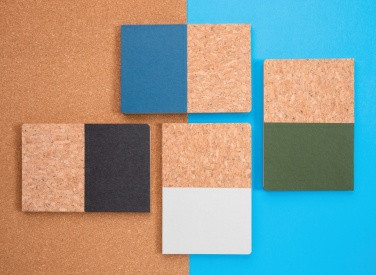 Logo trade promotional merchandise photo of: A5 cork & kraft notebook
