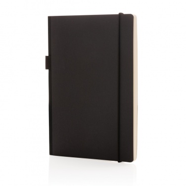 Logo trade promotional giveaways image of: A5 deluxe kraft hardcover notebook