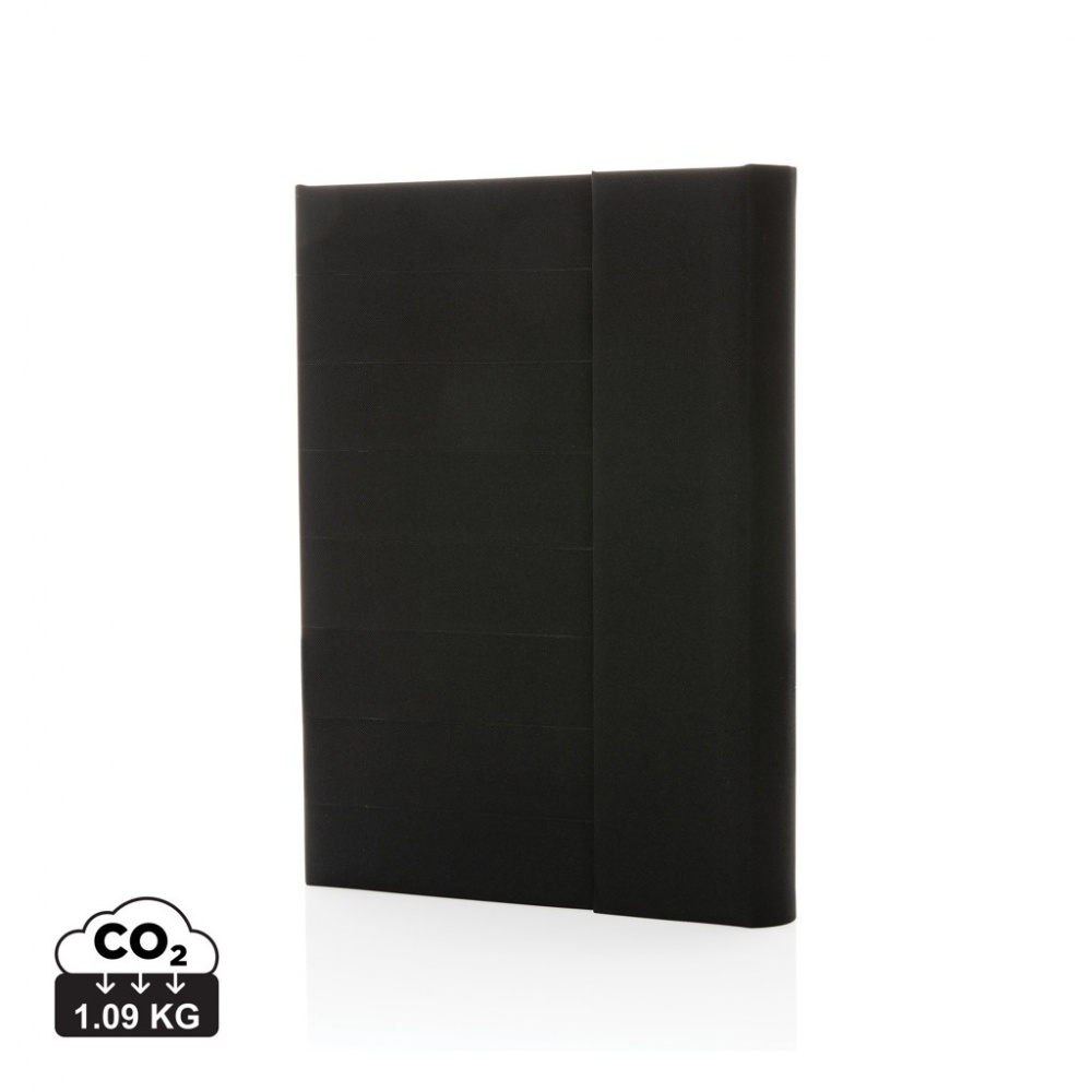 Logo trade promotional giveaways picture of: Impact Aware™ A5 notebook with magnetic closure