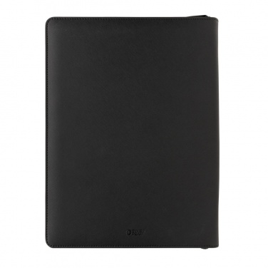Logo trade promotional giveaway photo of: Swiss Peak Heritage RCS rPU A4 portfolio with zipper