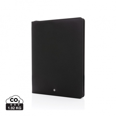 Logotrade promotional product image of: Swiss Peak Heritage RCS rPU A4 portfolio with zipper