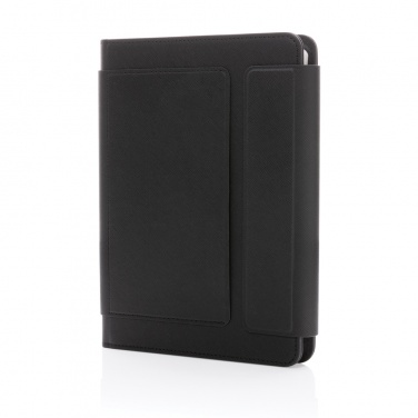Logo trade promotional giveaways image of: Swiss Peak Heritage RCS rPU A5 stone paper portfolio