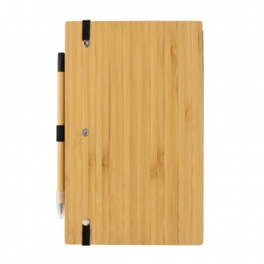 Logotrade promotional giveaway picture of: Bamboo notebook and infinity pencil set
