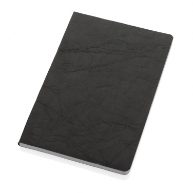 Logo trade promotional giveaways picture of: Salton A5 GRS certified recycled paper notebook