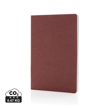 Logo trade promotional products image of: Salton A5 GRS certified recycled paper notebook
