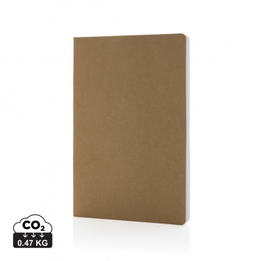 Logotrade advertising product image of: Salton A5 GRS certified recycled paper notebook