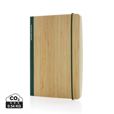 Logotrade promotional gift picture of: Scribe bamboo A5 Notebook