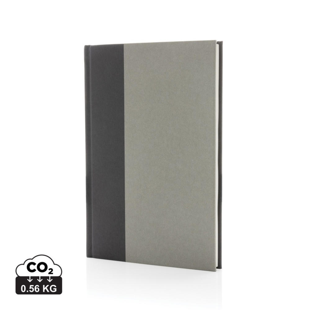 Logotrade promotional items photo of: Words GRS certified RPET & Kraft A5 notebook