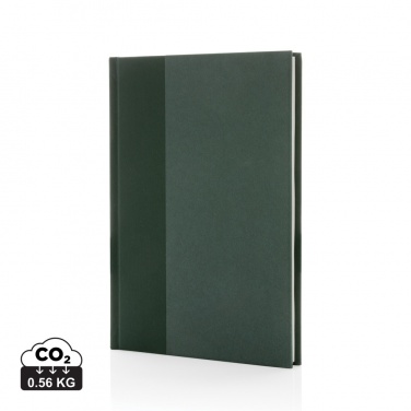 Logo trade corporate gift photo of: Words GRS certified RPET & Kraft A5 notebook