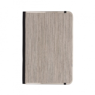Logo trade corporate gifts image of: Treeline A5 wooden cover deluxe notebook