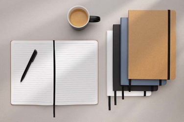 Logotrade promotional items photo of: Craftstone A5 recycled kraft and stonepaper notebook