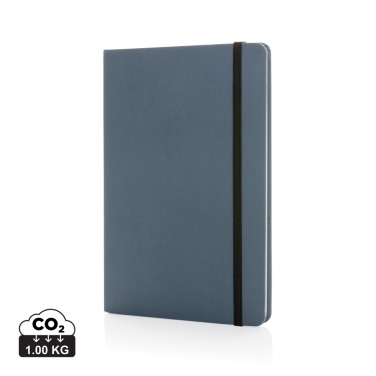 Logotrade promotional item image of: Craftstone A5 recycled kraft and stonepaper notebook