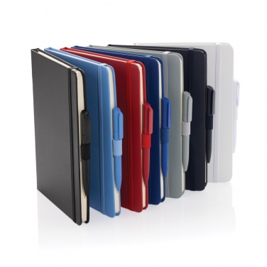 Logo trade promotional gifts image of: Sam A5 RCS certified bonded leather classic notebook