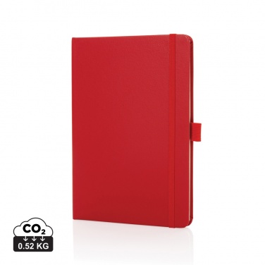 Logo trade promotional giveaways picture of: Sam A5 RCS certified bonded leather classic notebook