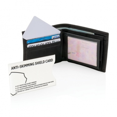 Logo trade corporate gifts picture of: Anti-skimming RFID shield card with active jamming chip