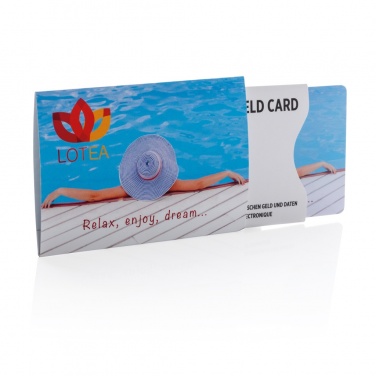 Logotrade promotional items photo of: Anti-skimming RFID shield card with active jamming chip