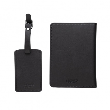 Logo trade promotional gift photo of: Swiss Peak GRS recycled PU travel gift set