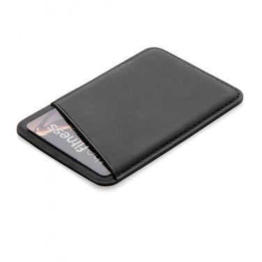 Logo trade business gifts image of: Magnetic phone card holder