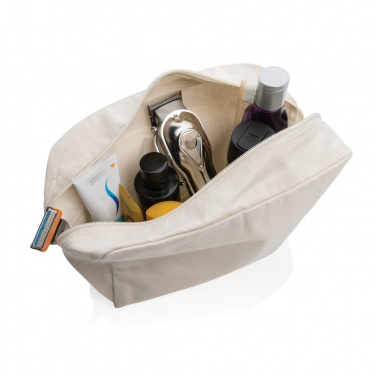Logotrade promotional item image of: Impact Aware™ 285 gsm rcanvas toiletry bag undyed