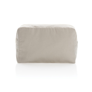 Logotrade promotional merchandise picture of: Impact Aware™ 285 gsm rcanvas toiletry bag undyed