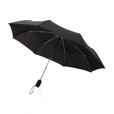 Logotrade promotional product image of: Swiss Peak AWARE™ Traveller 21” automatic umbrella