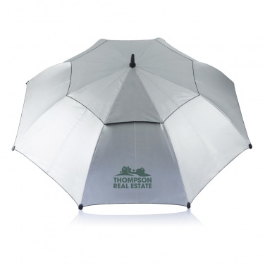 Logo trade promotional giveaways image of: 27” Hurricane storm umbrella