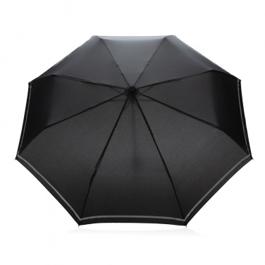 Logotrade promotional giveaway image of: 20.5"Impact AWARE™ RPET 190T pongee mini reflective umbrella