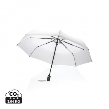 Logotrade promotional item image of: 21" Impact AWARE™ RPET 190T auto open/close umbrella