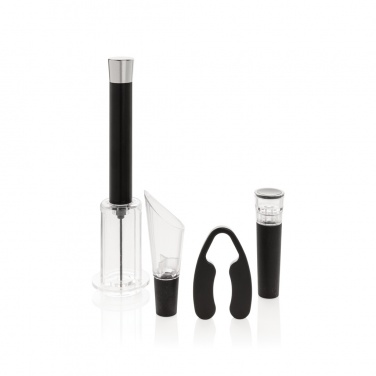 Logo trade corporate gifts image of: Vino Connoisseur 4pc set