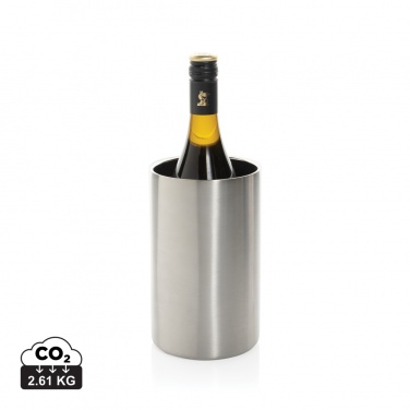Logotrade advertising products photo of: Vino RCS certified recycled stainless steel wine bucket