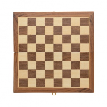 Logotrade advertising product picture of: Luxury wooden foldable chess set