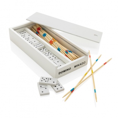 Logotrade promotional merchandise photo of: Deluxe mikado/domino in wooden box