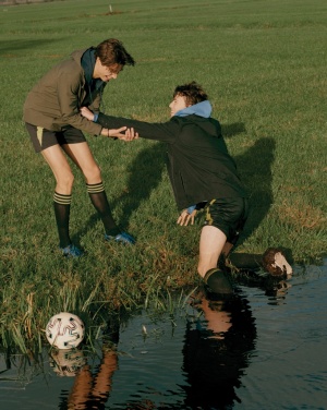 Logo trade promotional giveaway photo of: Iqoniq Makalu men recycled polyester soft shell jacket