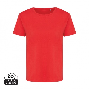 Logo trade promotional products image of: Iqoniq Yala women lightweight recycled cotton t-shirt